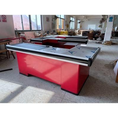 Shopfittings Retail Store Supermarket Cashier Cash Wrap Desk Counter
