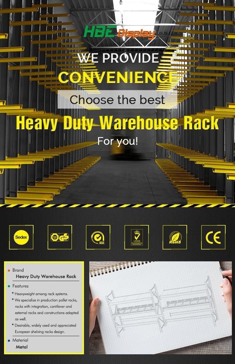 Supermarket Store Room 4 Layers Storage Racking with Shelves