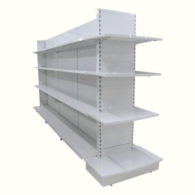 India Designed Double Side Supermarket Shelves Metal Gondola Shelf Rack