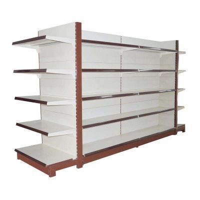 Multifunctional Display Gondola Supermarket Wood Shelf