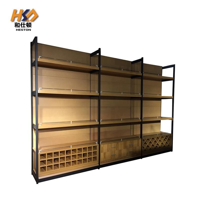 Simple and Graceful Supermarket Metal Shelf Store Retail Racks Easy to Install Gondolas