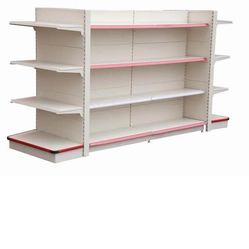 Durable Heavy Duty Double Sides Single Side Metal Supermarket Display Shelf