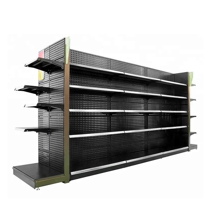High Grade Store Gondola Supermarket Shelves Advertising Racks for Shop