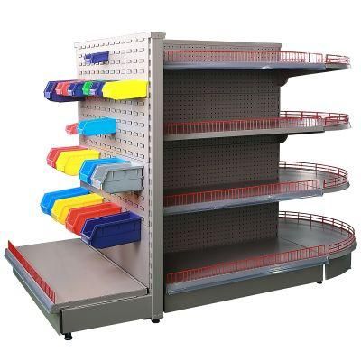 Supermarket Metal Multi-Function Tool Display Rack Gondola Shelf