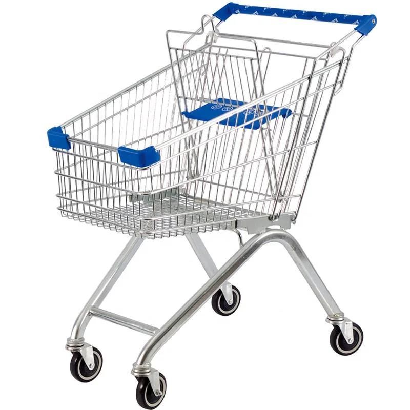 Light Weight Wheeled Shopping Trolley Polyester Rolling Shopping Cart