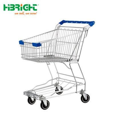 40L-240L Asian Style Supermarket Shopping Trolley Cart