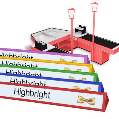 Retail Store Cashier Convenience Checkout Lane Grocery Shopping Divider