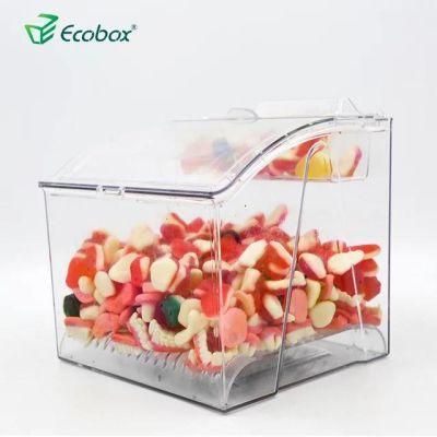 Candy Store Display Acrylic Nuts Container Wholesale Candy Bin for Foods