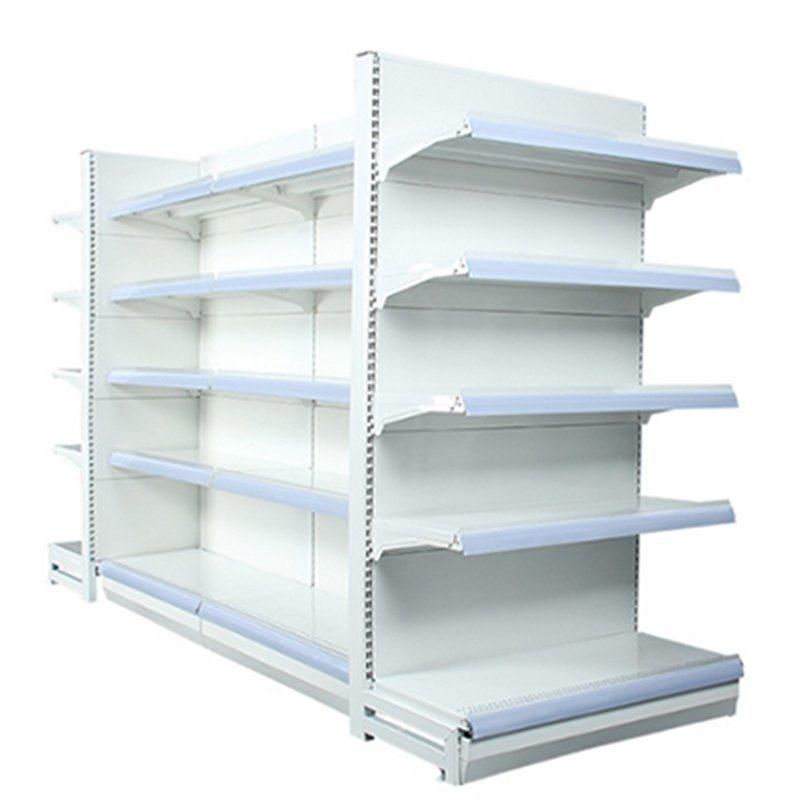 Metal Storage Shelf Iron Frame Supermarket Shelves