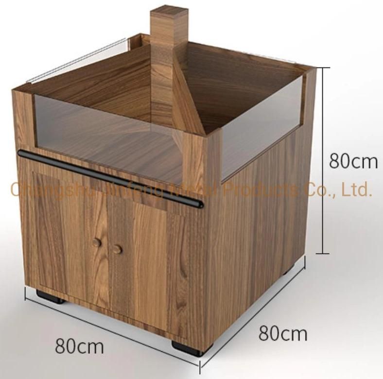 Supermarket Equipment Wooden Display Stand for Dry Food