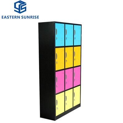 12 Doors Dormitory Metal Cloth Locker