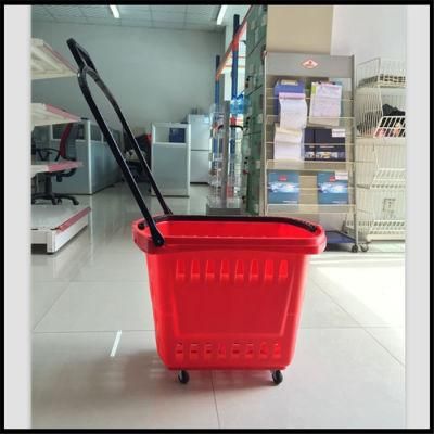 Supermarket Shopping Basket with Wheel