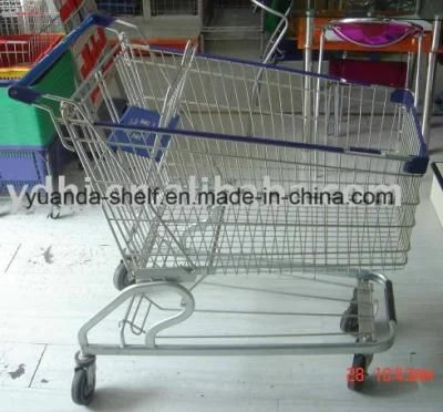 American Style Unfolding Direct Manufacturer Supermarket Trolley