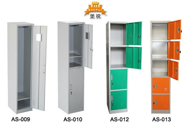 School Gym Changing Room Steel Locker 2 Door Metal Locker Cabinet