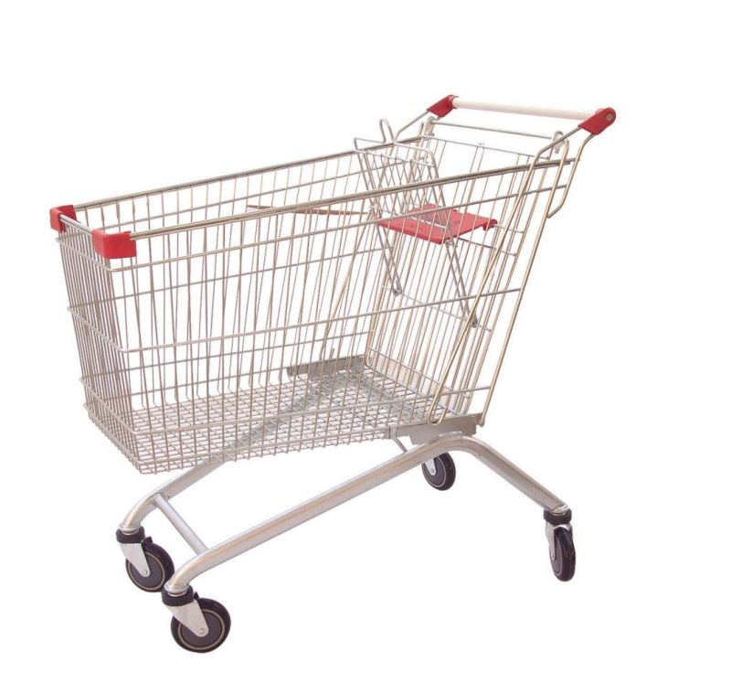 Factory Direct Shopping Trolley for Supermarket Use (JT-210A)