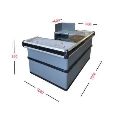 Grocery Store Cashier with Candy Display Shelf Shopping Mall Checkout Counter