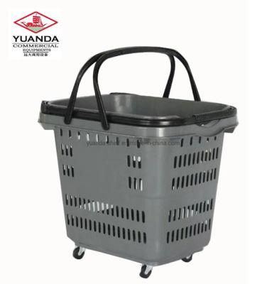 2020 Shopping Trolley Drawer Basket with Wheels