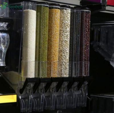Ecobox Plastic Gravity Dispenser Bin Acrylic Cereal Dispenser