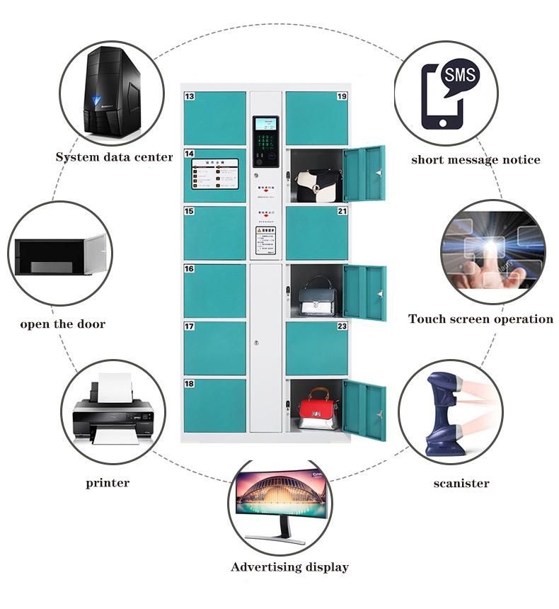 Assembly Electronic System Supermarket Storage Locker