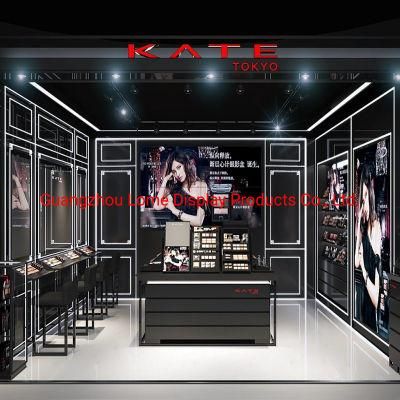 Makeup Cosmetic Kiosk Display Showcase Design for Shopping Mall