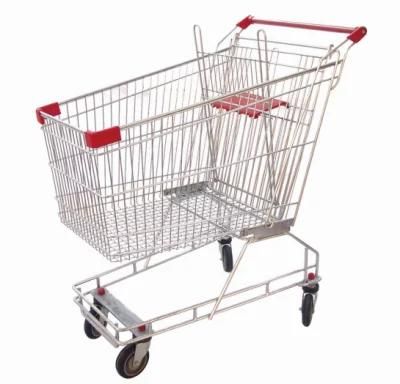 Retail Trolley Hypermarket Shopping Hand Cart