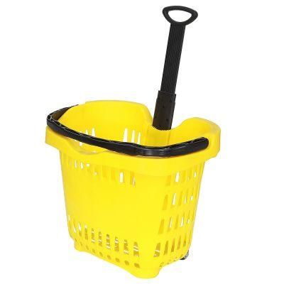 Good Designed Plastic Shopping Basket Trolley Plastic Shopping Carts