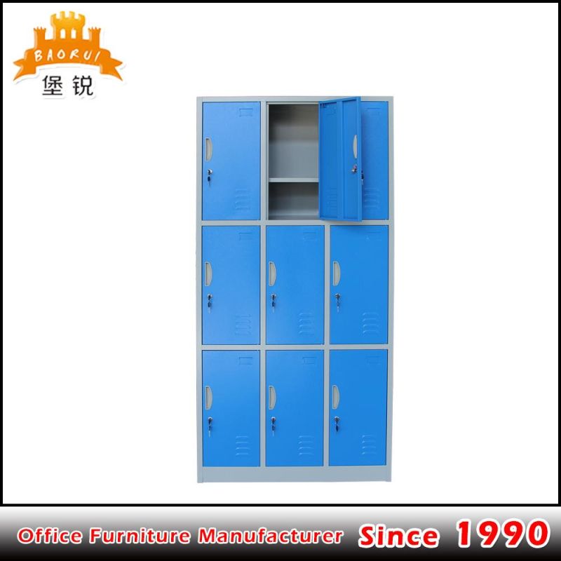 Popular Modern 9 Door Sports Lockers Furniture for Sale