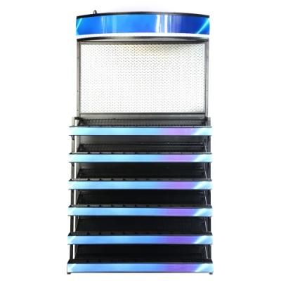 Display Rack Standing Six Shelives