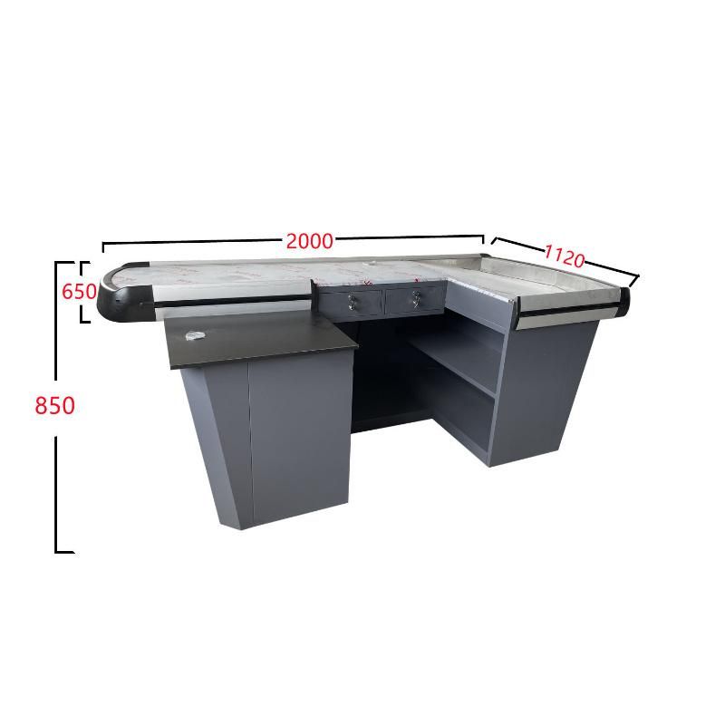Simple Design Cashier Desks for Store Shopping Mall Checkout Counter/ Reception Desk