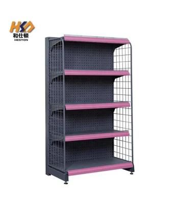 Convenience Store Stand Shelving Supermarket Racks Metal Display Shelf