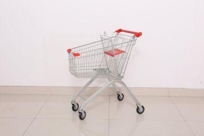 Metal Supermarket Shopping Trolley with Baby Seat