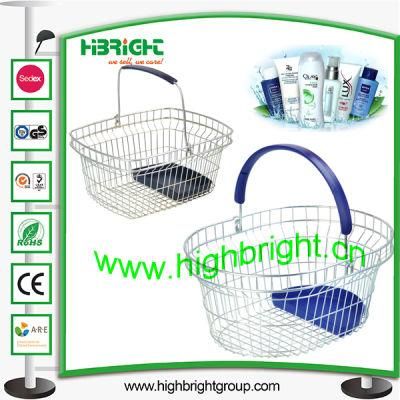 Round Stackable Wire Shopping Basket