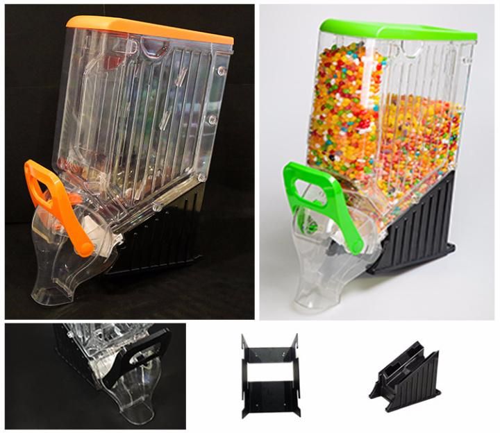 Practical Gravity Bulk Food Container Cereal Display Dispenser