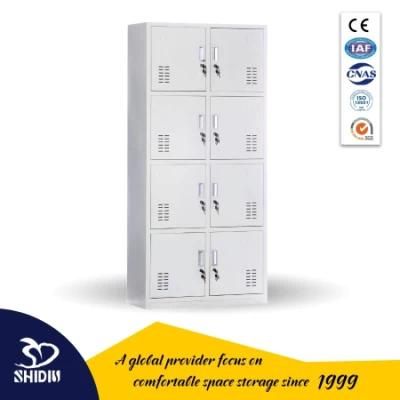 Large Storage Capacity Metal Lockable 8 Door Box Lockers for Sale