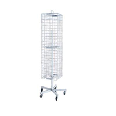 Promotional Four Sides Wire Display Rack General Store Supermarket Shelves
