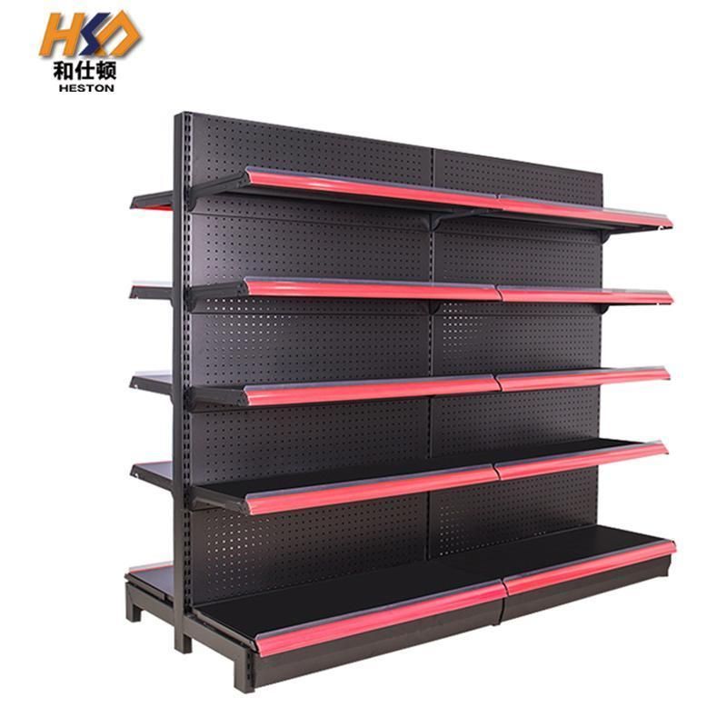 Hot Selling Double Sides Gondola Snack Racking Shopping Mall Shelf