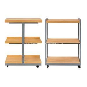 CY024-Removable Wood Office/Store/Restaurant/Warehouse/Store 3 Layers Display Shelf
