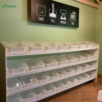 Supermarket Airtight Candy Scoop Bin Bulk Food Bins