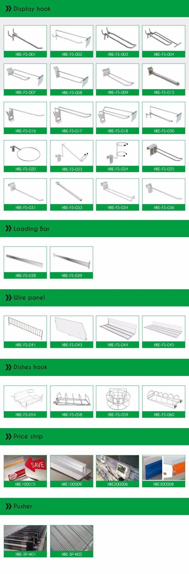 Slatwall Wire Display Hooks Display Shelf