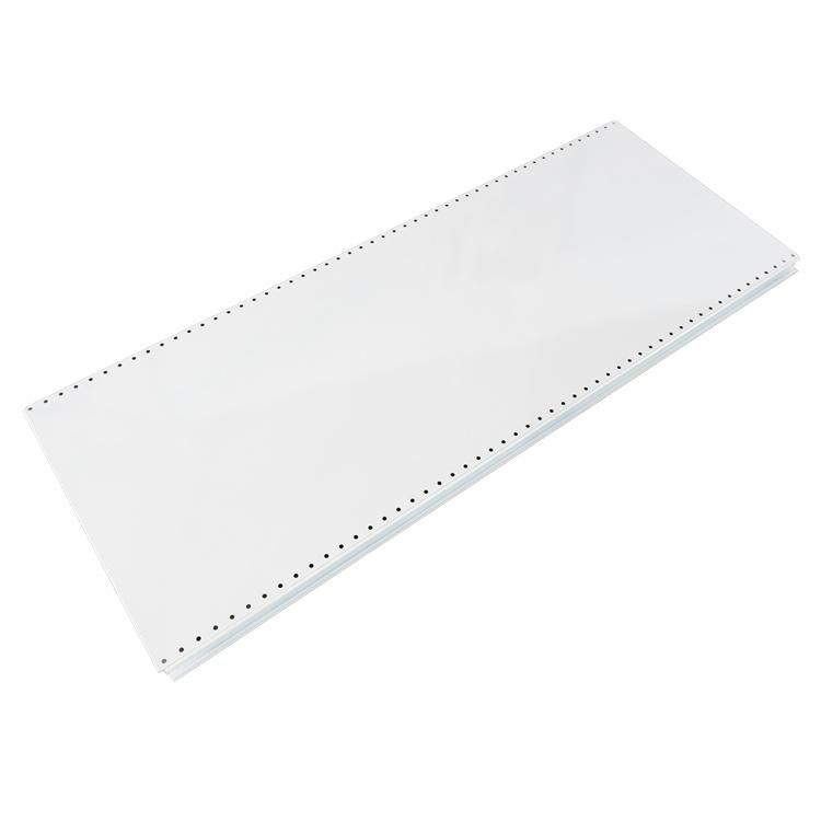 Luxury Single Sided Back Panel High Quality Cold Rolled Steel Shelf for Supermarket