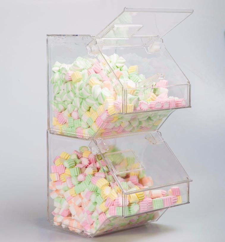 Wholesale High Clear Acrylic Candy Bin