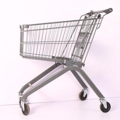 Wholesale Manufacturers Metal Supermarket Trolley Adult Shopping Trolley Cart
