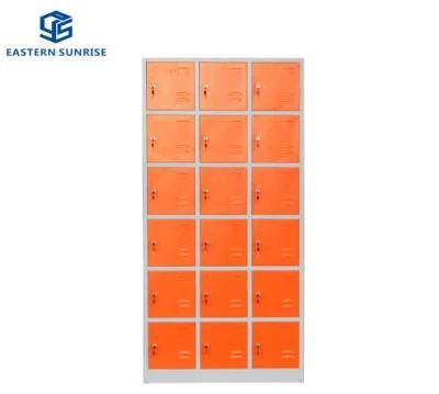 Supermarket/Cinema/Lab Use 6 Tier 3 Column 18 Doors Storage Locker