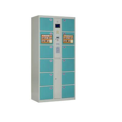 Supermarket or Gym Used Metal Qr Code Electronic Deposit Storage Locker