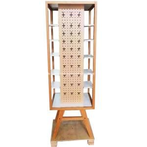 CY043-China Manufactured Customized Modern Designed Metal Frame Acrylic Wooden Supermarket Retail Display Shelf