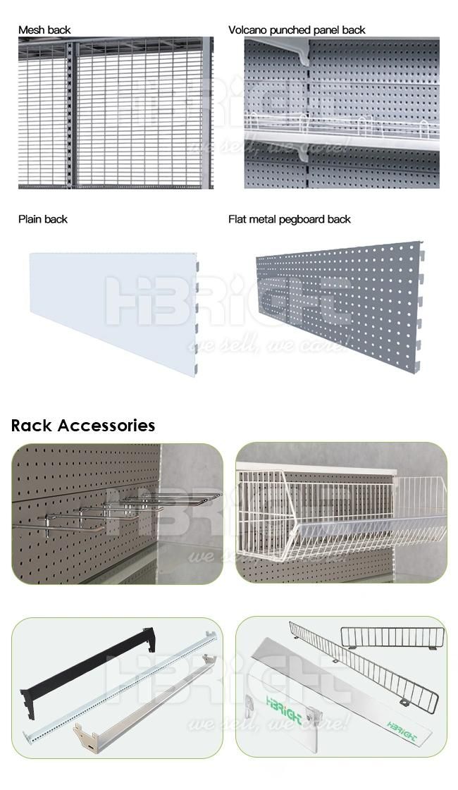 Highbright Multi Style Convenient Stores Supermarket Shelf Rack Gondola