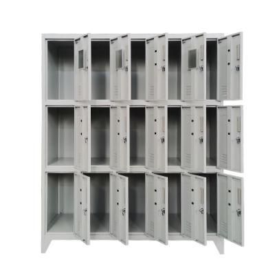 Steel Locker Uniform Wardrobe Cabinet for Gym School Office