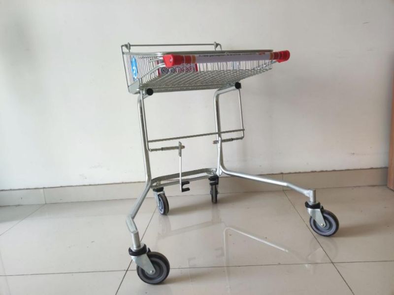 Wheel Chair Trolley for Disabled Person Shopping Usage