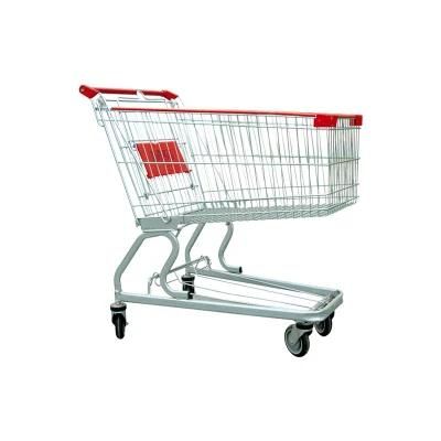 Asian Supermarket Metal Shopping Trolley Carts