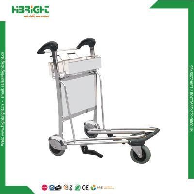 Hand Brake Airport Shopping Trolley for Duty Free Shop